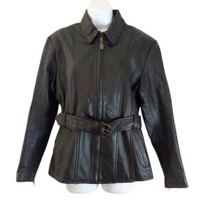 ZONER  Black Leather Jacket